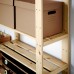 2 секції системи зберігання IKEA HEJNE дерево 154x31x171 см (090.314.17)
