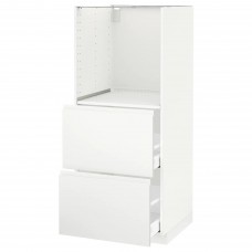 Модуль кухонної шафи IKEA METOD / MAXIMERA білий білий матовий 60x60x140 см (091.128.71)