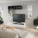 Комбінація шаф для TV IKEA BESTA / EKET білий темно-сірий 180x40x170 см (092.044.08)