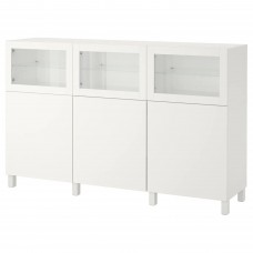 Комбінація шаф та стелажів IKEA BESTA білий 180x42x112 см (092.080.29)