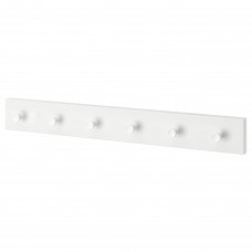 Вішалка з 6 гачками IKEA LURT / GUBBARP білий білий (092.300.49)