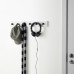 Вешалка с 6 крючками IKEA LURT / ENERYDA белый черный (092.372.77)