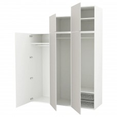 Гардероб IKEA PLATSA белый светло-серый 180x57x241 см (092.520.84)