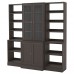 Комбінація шаф та стелажів IKEA HAVSTA темно-коричневий 203x47x212 см (092.659.20)