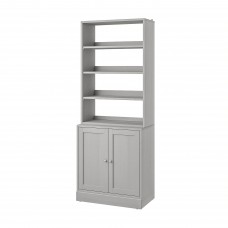Книжкова шафа IKEA HAVSTA сірий 81x47x212 см (092.659.96)