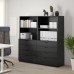 Комбінація меблів IKEA GALANT чорний 160x160 см (092.850.70)