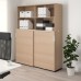 Комбінація шаф та стелажів IKEA GALANT білений дуб 160x200 см (092.853.10)