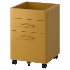 Комод з розумним замком IKEA IDASEN золотисто-коричневий 42x61 см (092.872.91)