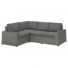 Модульний кутовий 3-місний диван IKEA SOLLERON темно-сірий темно-сірий (092.877.95)