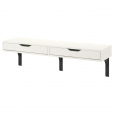 Полиця навісна IKEA EKBY ALEX / RAMSHULT білий чорний 119x29 см (092.909.53)