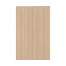 Пара раздвижных дверей IKEA HASVIK беленый дуб 150x236 см (092.974.07)