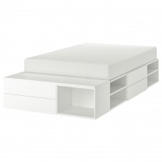 Каркас ліжка IKEA PLATSA білий 142x244x43 см (093.029.13)