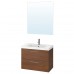 Набір меблів для ванної IKEA GODMORGON / ODENSVIK коричневий 83x49x64 см (093.223.22)