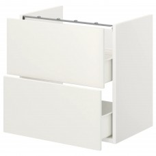 Шкафчик для умывальника IKEA ENHET белый 60x40x60 см (093.223.41)