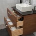 Шкаф для раковины IKEA GODMORGON/TOLKEN / HORVIK коричневый антрацит 82x49x72 см (093.224.83)