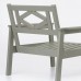Садовое кресло IKEA BONDHOLMEN серый серый (093.237.98)
