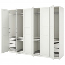 Гардероб IKEA PAX / TYSSEDAL білий білий 300x60x236 см (093.250.47)