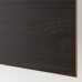Гардероб IKEA PAX / MEHAMN/NYKIRKE чорно-коричневий матове скло 150x66x236 см (093.250.52)