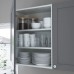 Комбінація шаф та стелажів IKEA ENHET антрацит 120x30x225 см (093.314.25)
