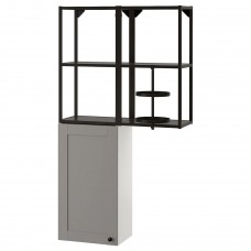Комбинация шкафов и стеллажей IKEA ENHET антрацит 80x30x150 см (093.314.49)