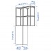Комбінація шаф та стелажів IKEA ENHET антрацит 80x30x150 см (093.314.49)