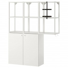 Комбинация шкафов и стеллажей IKEA ENHET белый 120x32x150 см (093.314.54)