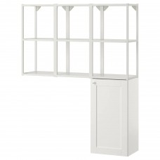 Комбинация шкафов и стеллажей IKEA ENHET белый 120x30x150 см (093.314.87)