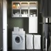 Комбінація шаф та стелажів IKEA ENHET білий 120x30x150 см (093.314.87)