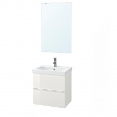 Комплект мебели для ванной IKEA GODMORGON / ODENSVIK белый 63 см (093.324.58)