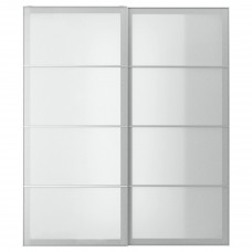 Пара раздвижных дверей IKEA SVARTISDAL белый 200x236 см (093.362.39)