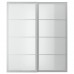 Пара розсувних дверцят IKEA SVARTISDAL білий 200x236 см (093.362.39)