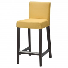 Барний стілець IKEA HENRIKSDAL темно-коричневий золотисто-коричневий 63 см (093.371.87)