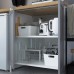 Кухня IKEA ENHET білий 203x63.5x222 см (093.373.14)