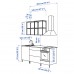 Кухня IKEA ENHET белый 203x63.5x222 см (093.373.14)