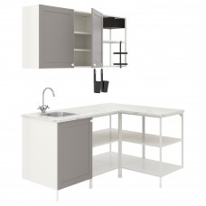 Угловая кухня IKEA ENHET белый (093.381.39)