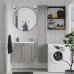 Набір меблів для ванної IKEA ENHET / TVALLEN сірий антрацит 64x33x65 см (093.383.23)