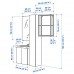 Набір меблів для ванної IKEA ENHET / TVALLEN сірий антрацит 64x33x65 см (093.383.23)