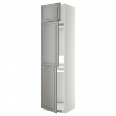Висока кухонна шафа IKEA METOD білий сірий 60x60x240 см (093.542.66)