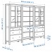 Комбинация шкафов и стелажей IKEA HEMNES белый светло-коричневый 270x197 см (093.840.51)
