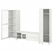 Комбінація шаф для TV IKEA PLATSA білий 280x42x191 см (093.855.12)