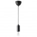 Підвісний світильник з лампочкою IKEA MARKFROST / LUNNOM чорний (093.860.07)