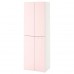 Гардероб IKEA SMASTAD белый бледно-розовый 60x57x181 см (093.893.03)