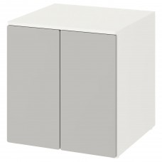 Шафа IKEA SMASTAD / PLATSA білий сірий 60x57x63 см (093.897.89)