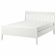 Каркас ліжка IKEA IDANAS білий ламелі LONSET 140x200 см (093.921.93)