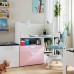 Письмовий стіл IKEA SMASTAD білий блідо-рожевий 90x79x100 см (093.922.54)