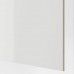 Гардероб IKEA PAX / HOKKSUND білий глянцевий світло-сірий 200x66x201 см (093.958.65)