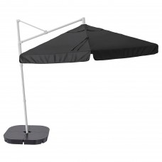 Підвісна парасолька з основою IKEA OXNO / VARHOLMEN сірий 300 см (094.136.14)
