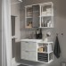 Набір меблів для ванної IKEA ENHET / TVALLEN під бетон білий 102x43x65 см (094.199.13)