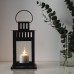 Підсвічник для формової свічки IKEA BORRBY чорний 28 см (101.561.09)