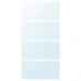 4 панели для рамы раздвижной двери IKEA AULI зеркальное стекло 100x201 см (102.112.76)